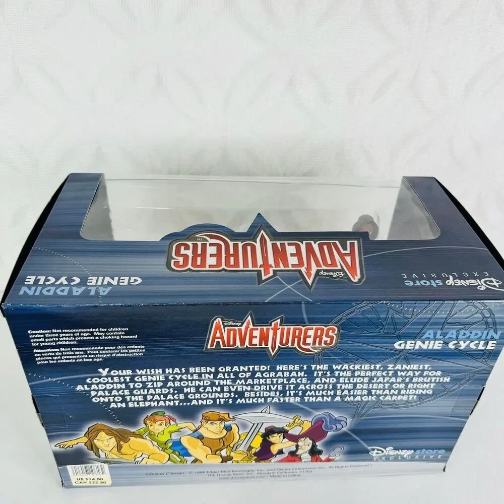 Disney Adventurers Aladdin‎ Genie Cycle Disney Store Exclusive 1999